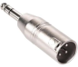 Preview: Adapterstecker Klinke 6,3mm/XLR Male