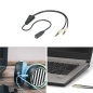 Preview: Audio-Adapter (Kopfhörer > Notebook / PC) - Headset - Klinke