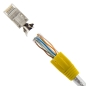 Preview: RJ45 Stecker gelb