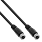 Preview: Sat-Kabel mit Bg Nut Steckern, 5m schwarz