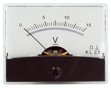 Einbauinstrument 15V-Spiegel