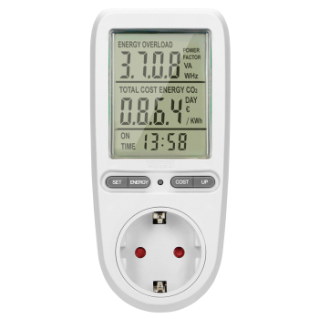 Energie-Messgerät LCD-Akku - Energiekosten - EM-70