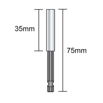 Bithalter, Magnethalter 75mm