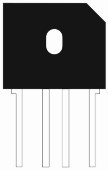 Flach-Brückengleichrichter 8A - 100 V