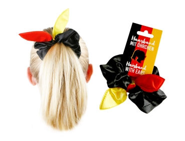 Fanartikel - Haarband Stoff - Deutschland - schwarz rot gold