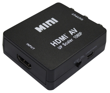 HDMI - AV Konverter, Converter - Upscaler - RCA, Cinch