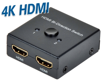 HDMI-Umschalter - bidirektional Switch - 4K/2K - vielseitig