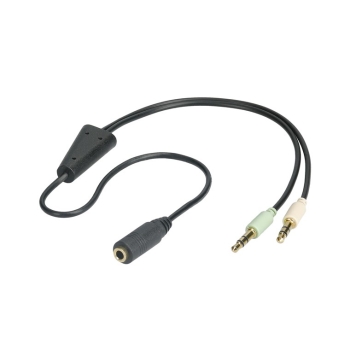 Audio-Adapter (Kopfhörer > Notebook / PC) - Headset - Klinke