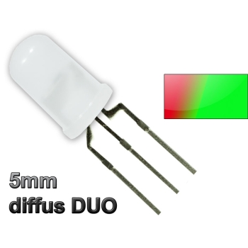 Duo-LED 5mm Anode