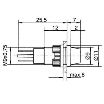 RAFI 1.66.001 Signalleuchte grün