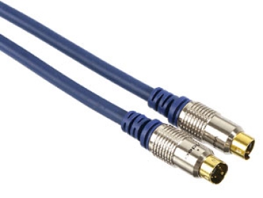 HAMA Premium S-Video-Kabel - 24 K Vergoldet, 1,5 m