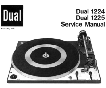 Service-Manual DUAL 1224 + 1225 - PDF