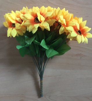 Sonnenblume, Kunstblume,Seidenblume28 cm