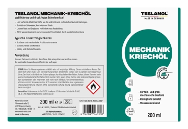 Teslanol Mechanik Kriechöl