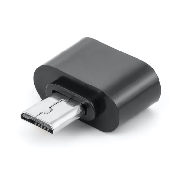 Mini USB-Adapter USB-A auf USB-micro schwarz