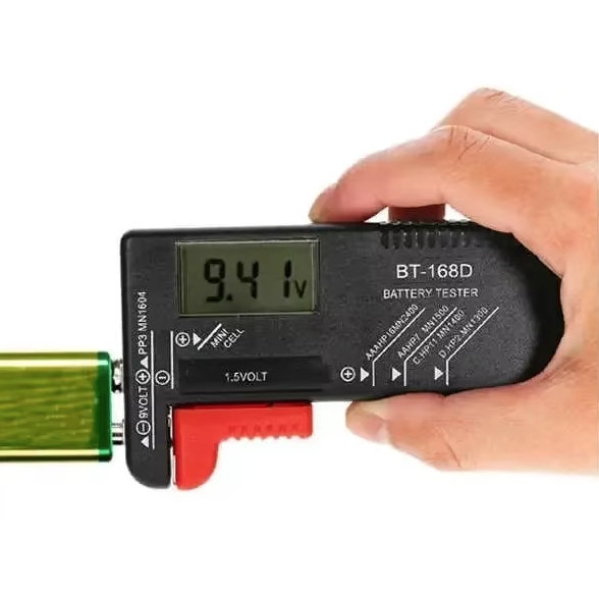 Batterietester, Batterien, digital, Messgerät, Tester, Prüfer, Prüfgerät