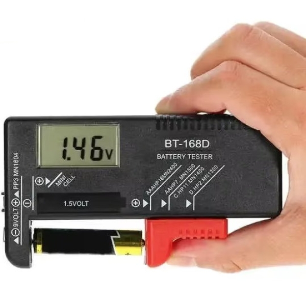 Batterietester, Batterien, digital, Messgerät, Tester, Prüfer, Prüfgerät