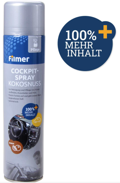 Cockpitspray Kokosnuss- Filmer 600 ml