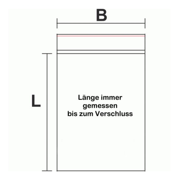 Druckverschlussbeutel 80x120