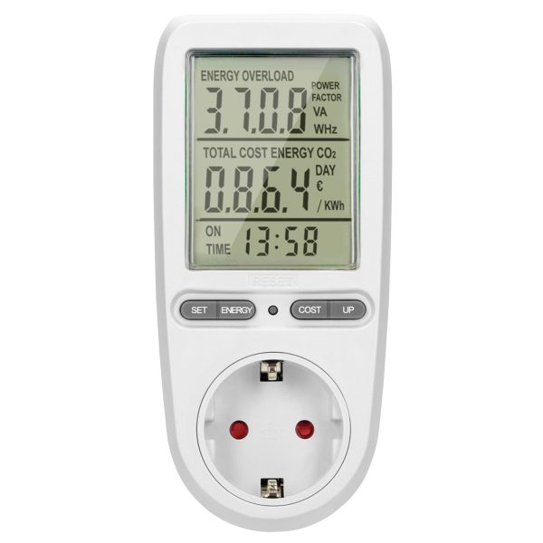 Energie-Messgerät LCD-Akku - Energiekosten - EM-70