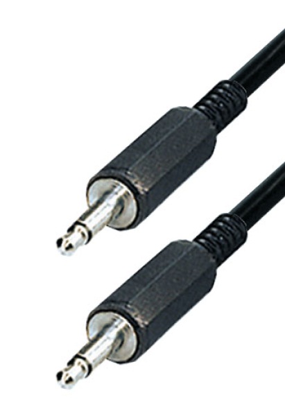 Klinke,Kabel,Klinkenkabel,3,5,mono,beidseitig,Stecker