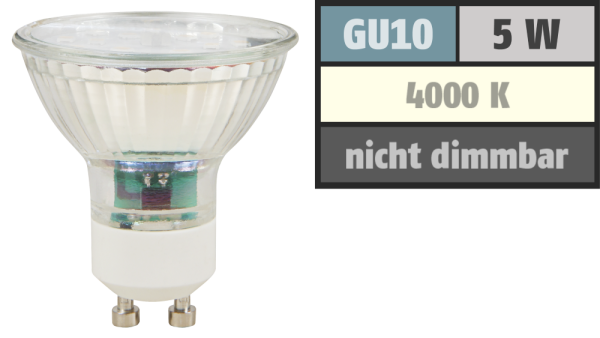 LED-Strahler GU10 neutralweiß