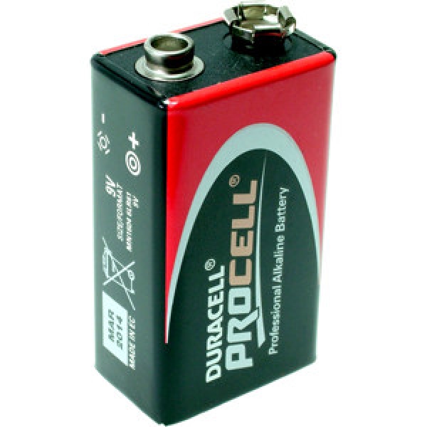 9V Block Industrial - Procell - Duracell