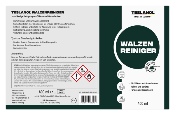 Teslanol Walzenreiniger Spray