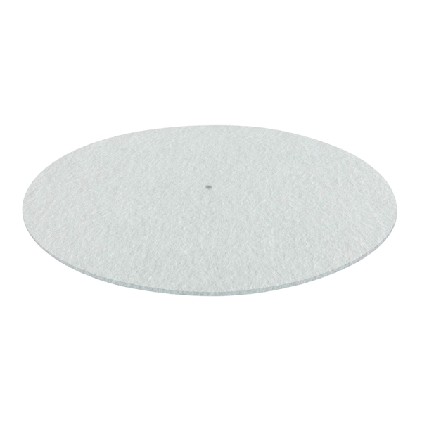 Plattentellerauflage, Slip Mat aus Filz - Dynavox weiss