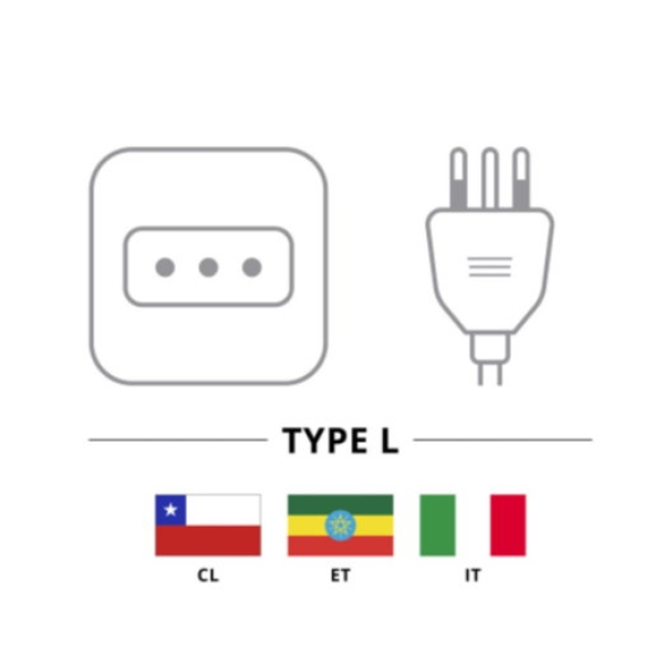 Euro Adapter Italien 3-fach