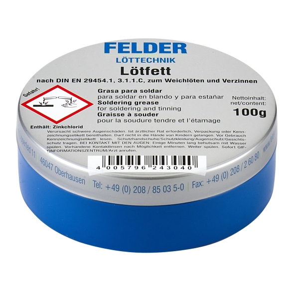 Felder Lötfett 100gr.