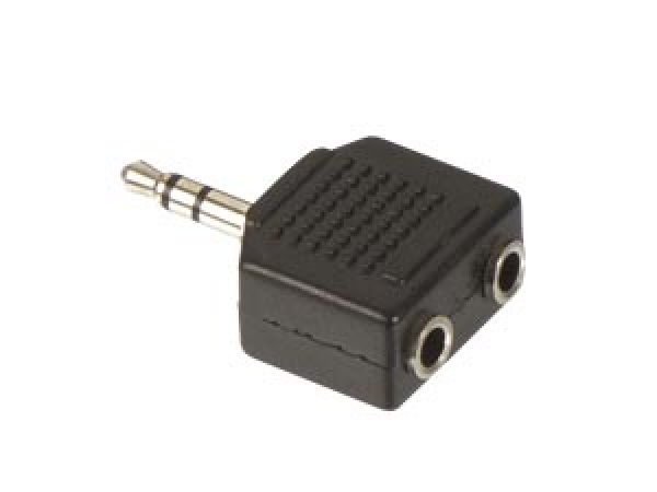 Klinkenadapter 3,5 auf 2x 3,5 mm