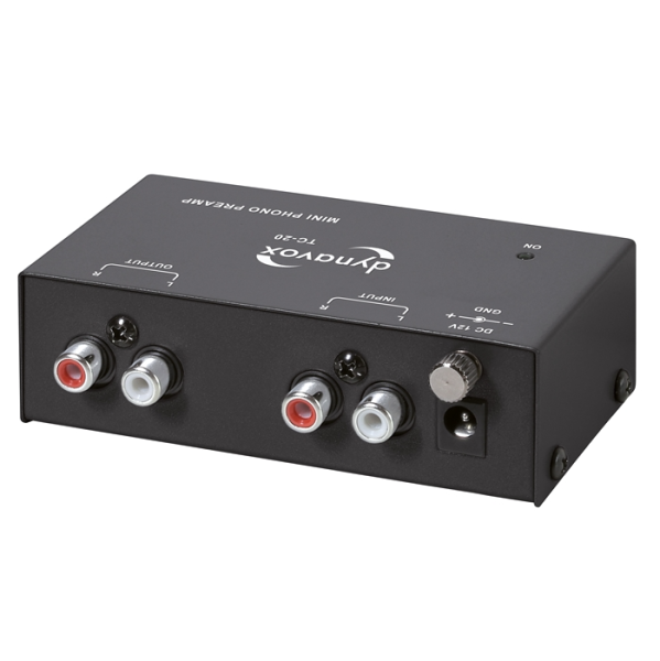 Dynavox Phono-Vorverstärker TC-20 - schwarz