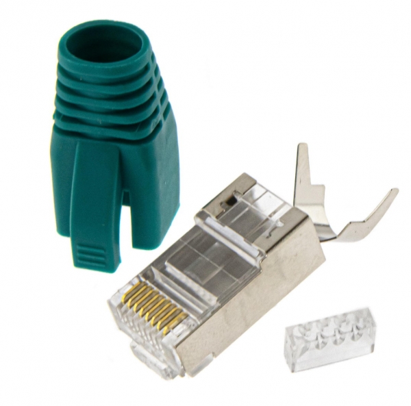 RJ45 Stecker grün