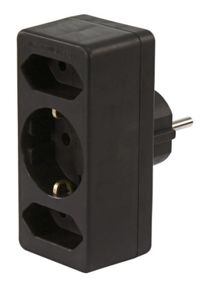 Steckdosenadapter 2-1