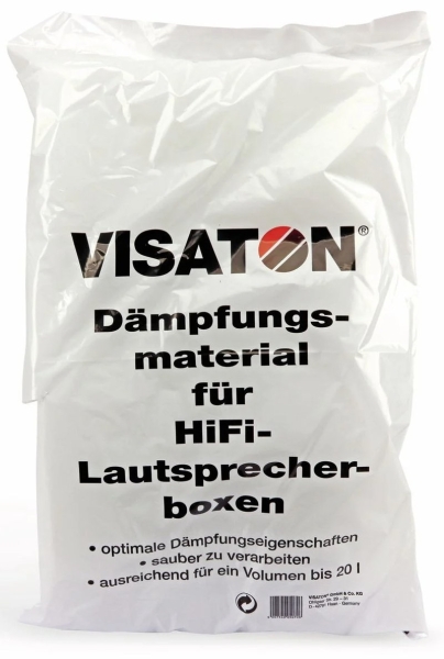 Visaton,Daemmmaterial,Dämpfungsmaterial,Dämmwolle,Daemmung,Boxen,Lautsprecher