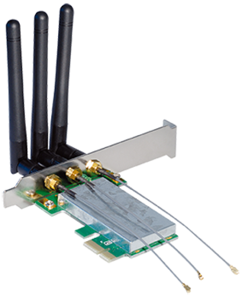 WLAN Adapterkarte PVIe x1 - 3 antennen