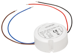 LED-Trafo elektronisch, 0,5-12W, 230V auf 12V, Ø55x23mm, rund