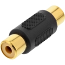 Adapter Cinch, RCA 1-polig, vergoldet