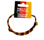 Fanartikel - Armband Stoff - Deutschland - schwarz rot gold