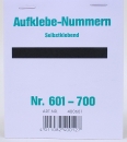 Aufklebenummern für Verlosung, Tombola