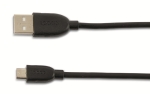 USB2.0 Kabel, SPADA, USB-A/Micro-B, 1m, schwarz