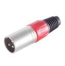 XLR-Stecker rot